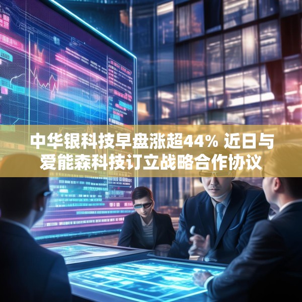 中华银科技早盘涨超44% 近日与爱能森科技订立战略合作协议
