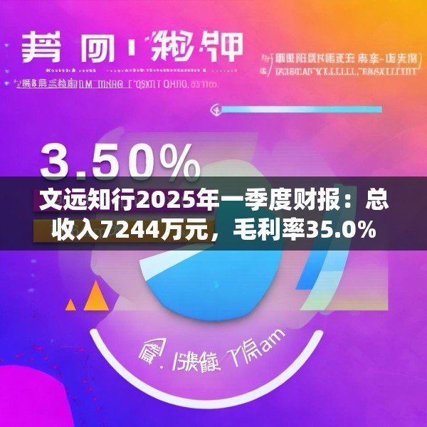 文远知行2025年一季度财报：总收入7244万元，毛利率35.0%