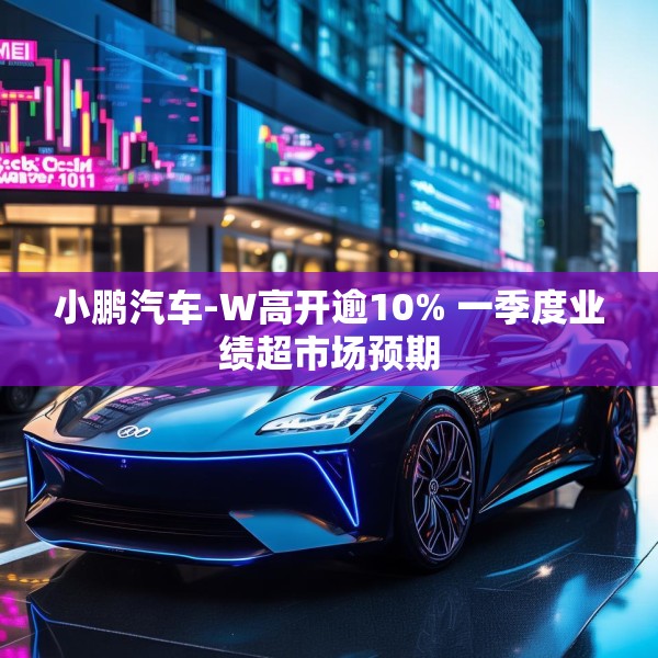 小鹏汽车-W高开逾10% 一季度业绩超市场预期