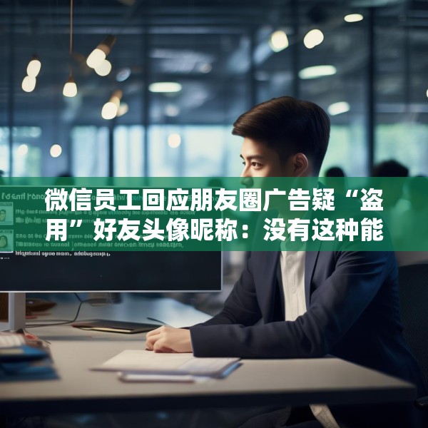 微信员工回应朋友圈广告疑“盗用”好友头像昵称：没有这种能力，也不会这样干