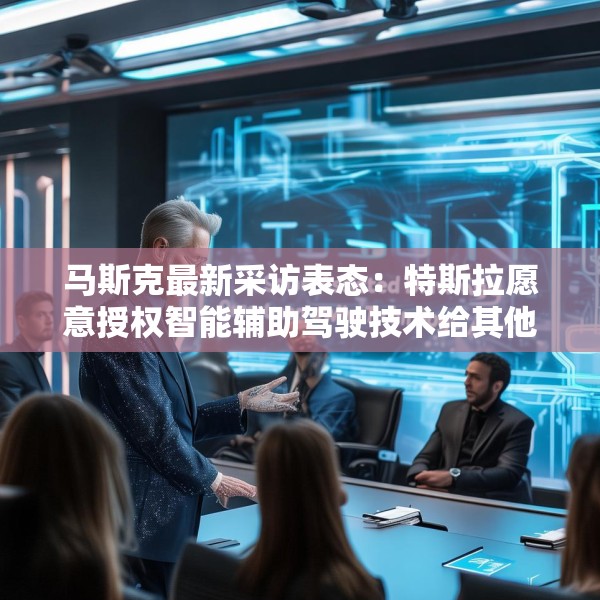 马斯克最新采访表态：特斯拉愿意授权智能辅助驾驶技术给其他车企