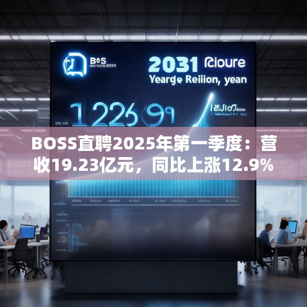 BOSS直聘2025年第一季度：营收19.23亿元，同比上涨12.9%