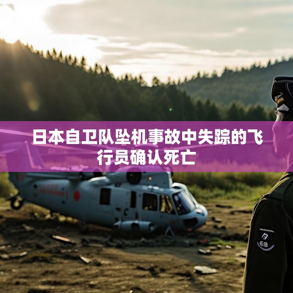日本自卫队坠机事故中失踪的飞行员确认死亡