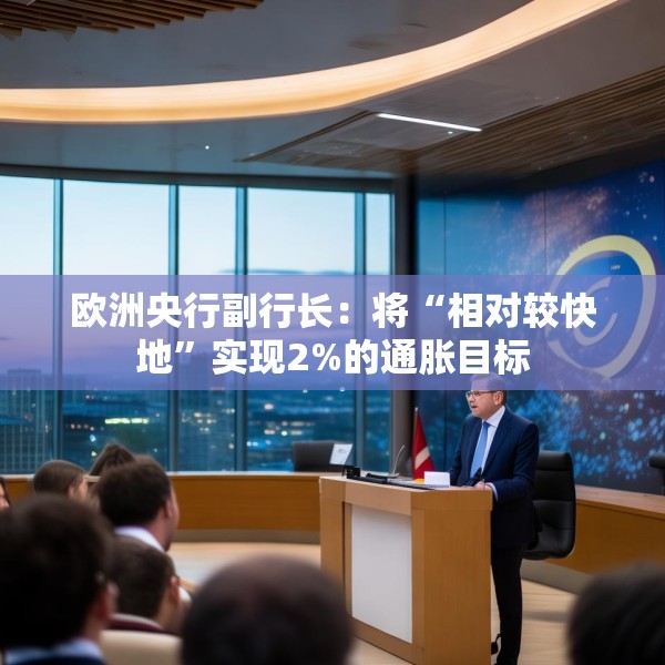 欧洲央行副行长：将“相对较快地”实现2%的通胀目标
