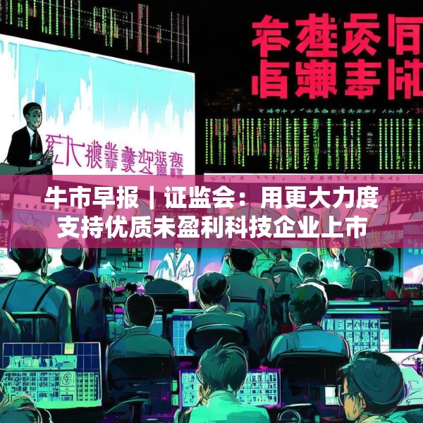 牛市早报｜证监会：用更大力度支持优质未盈利科技企业上市