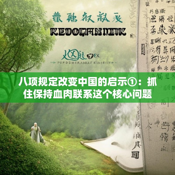八项规定改变中国的启示①：抓住保持血肉联系这个核心问题