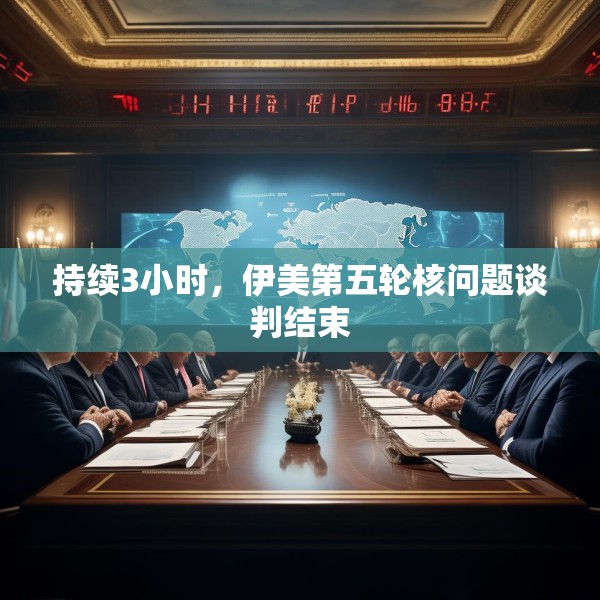 持续3小时，伊美第五轮核问题谈判结束