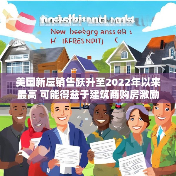 美国新屋销售跃升至2022年以来最高 可能得益于建筑商购房激励
