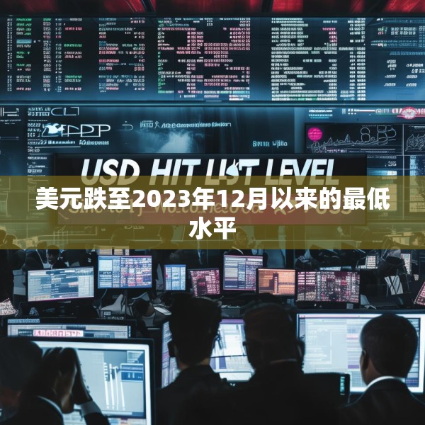 美元跌至2023年12月以来的最低水平