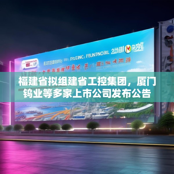 福建省拟组建省工控集团，厦门钨业等多家上市公司发布公告
