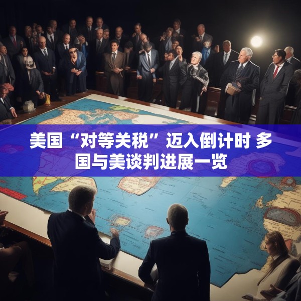 美国“对等关税”迈入倒计时 多国与美谈判进展一览