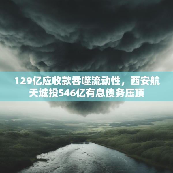 129亿应收款吞噬流动性，西安航天城投546亿有息债务压顶