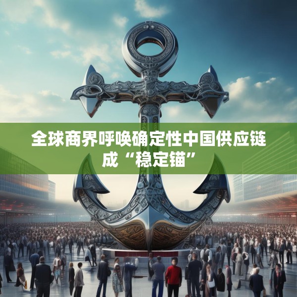 全球商界呼唤确定性中国供应链成“稳定锚”