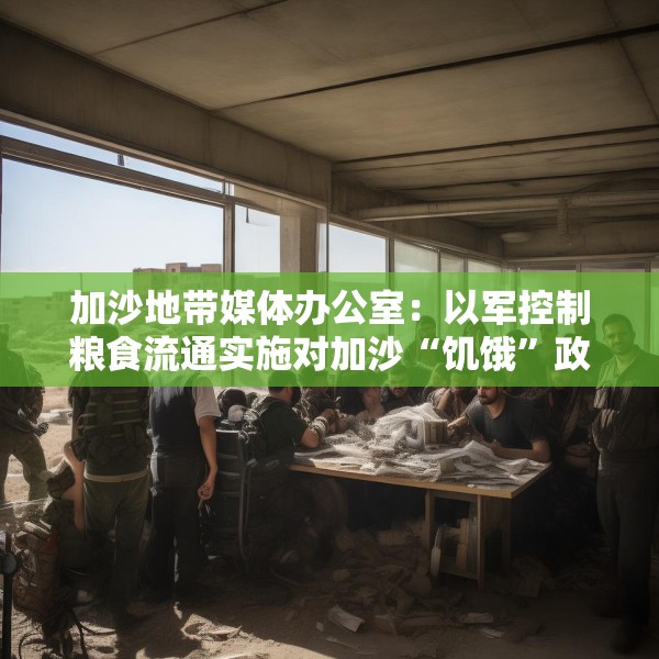加沙地带媒体办公室：以军控制粮食流通实施对加沙“饥饿”政策
