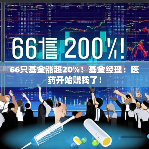66只基金涨超20%！基金经理：医药开始赚钱了！