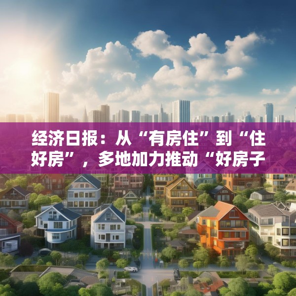 经济日报：从“有房住”到“住好房”，多地加力推动“好房子”建设