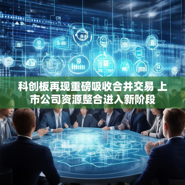 科创板再现重磅吸收合并交易 上市公司资源整合进入新阶段