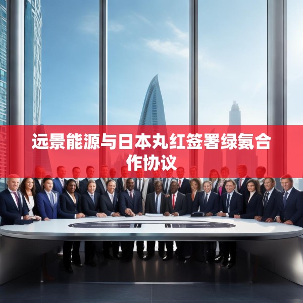 远景能源与日本丸红签署绿氨合作协议