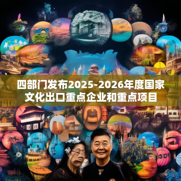 四部门发布2025-2026年度国家文化出口重点企业和重点项目