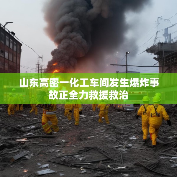 山东高密一化工车间发生爆炸事故正全力救援救治