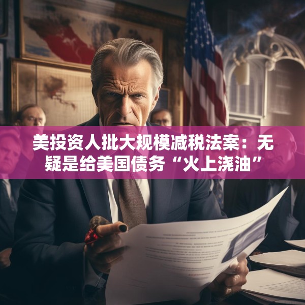 美投资人批大规模减税法案：无疑是给美国债务“火上浇油”