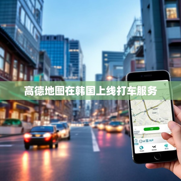 高德地图在韩国上线打车服务