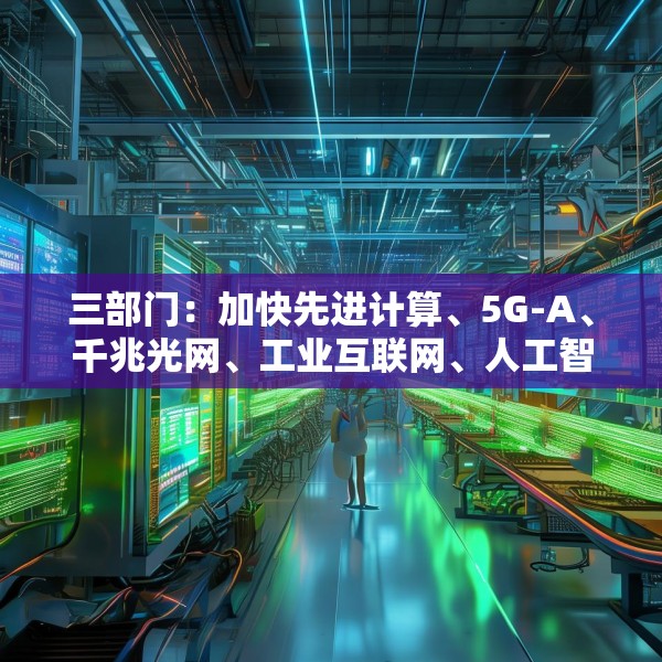 三部门：加快先进计算、5G-A、千兆光网、工业互联网、人工智能在电子信息制造业中的规模化应用