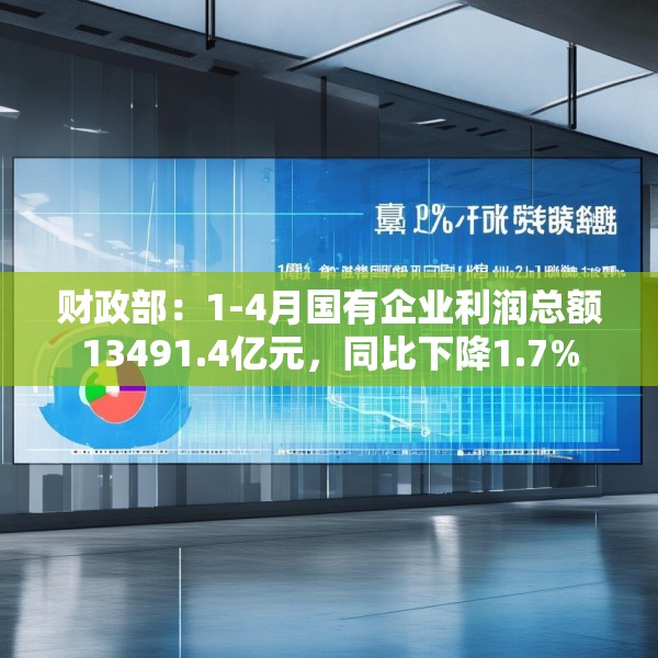 财政部：1-4月国有企业利润总额13491.4亿元，同比下降1.7%