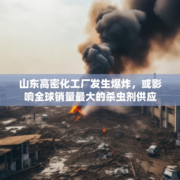 山东高密化工厂发生爆炸，或影响全球销量最大的杀虫剂供应
