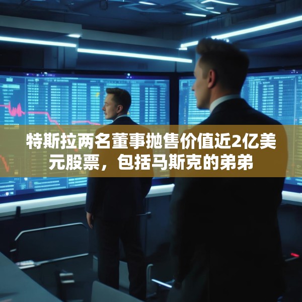 特斯拉两名董事抛售价值近2亿美元股票，包括马斯克的弟弟