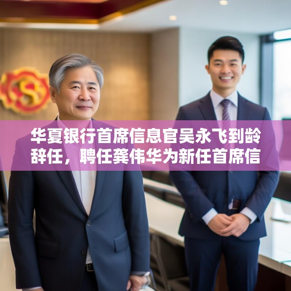 华夏银行首席信息官吴永飞到龄辞任，聘任龚伟华为新任首席信息官
