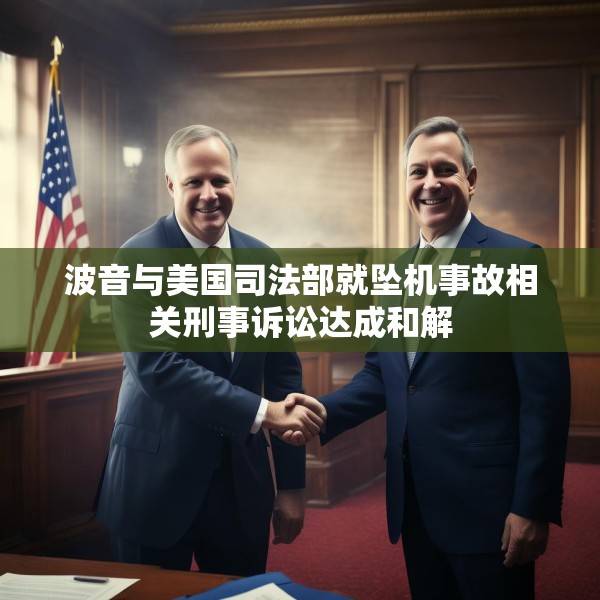 波音与美国司法部就坠机事故相关刑事诉讼达成和解