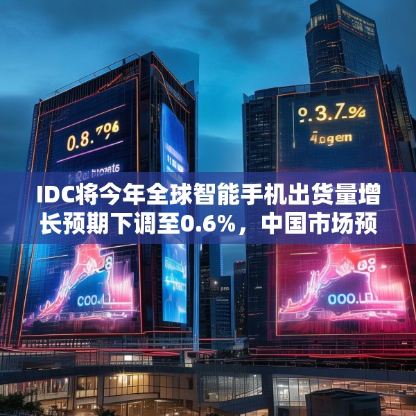 IDC将今年全球智能手机出货量增长预期下调至0.6%，中国市场预计增长3%