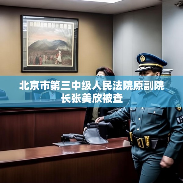 北京市第三中级人民法院原副院长张美欣被查