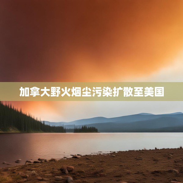 加拿大野火烟尘污染扩散至美国