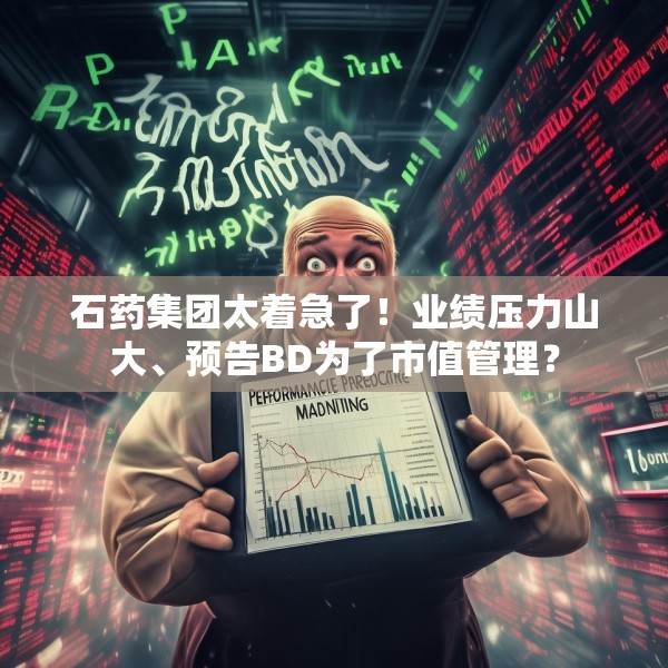 石药集团太着急了！业绩压力山大、预告BD为了市值管理？