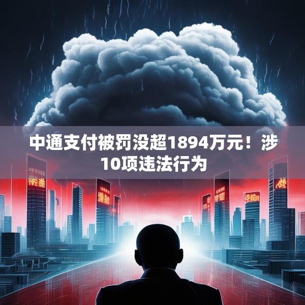 中通支付被罚没超1894万元！涉10项违法行为