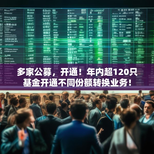 多家公募，开通！年内超120只基金开通不同份额转换业务！