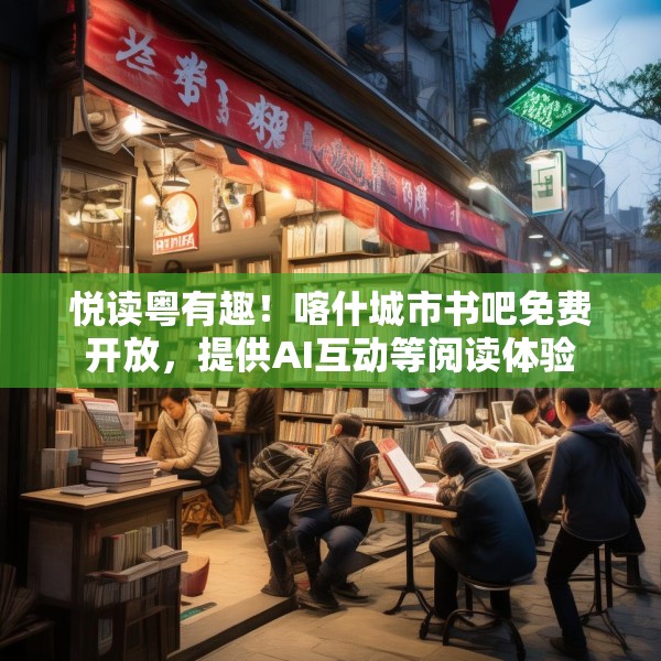 悦读粤有趣！喀什城市书吧免费开放，提供AI互动等阅读体验