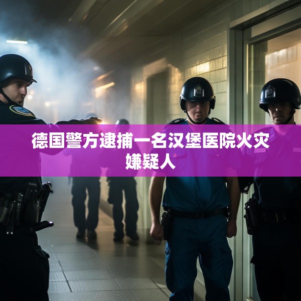 德国警方逮捕一名汉堡医院火灾嫌疑人