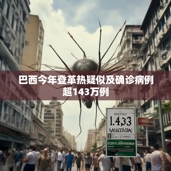 巴西今年登革热疑似及确诊病例超143万例