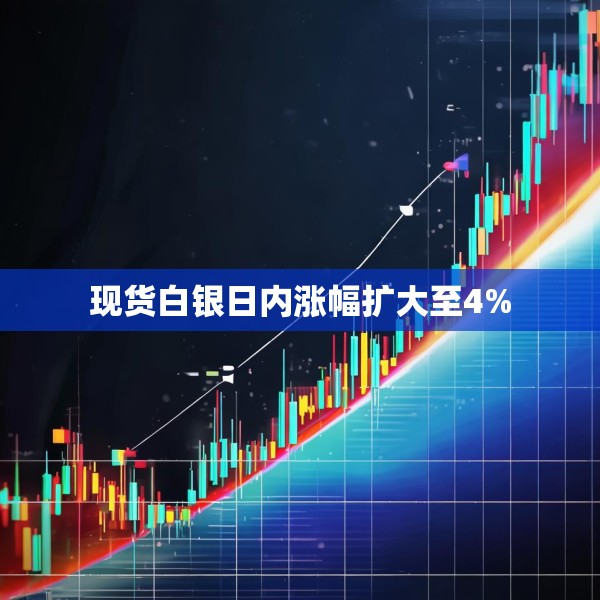 现货白银日内涨幅扩大至4%
