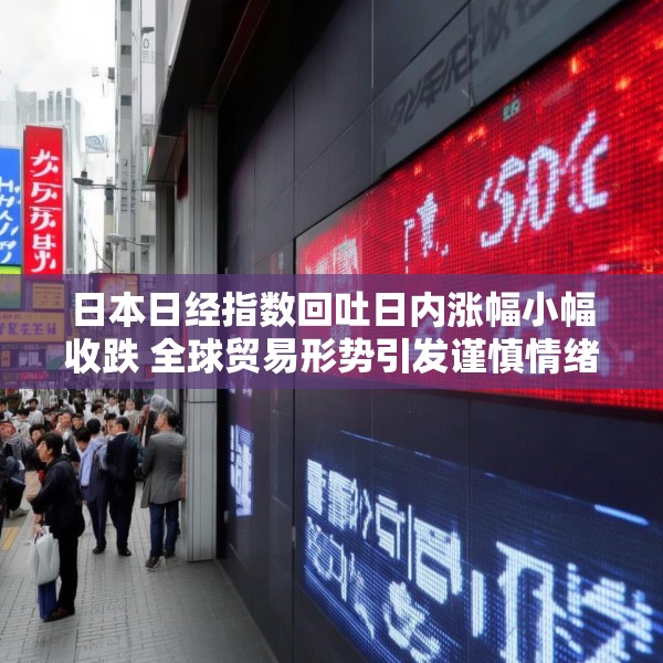 日本日经指数回吐日内涨幅小幅收跌 全球贸易形势引发谨慎情绪