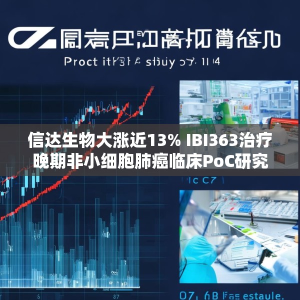 信达生物大涨近13% IBI363治疗晚期非小细胞肺癌临床PoC研究数据公布