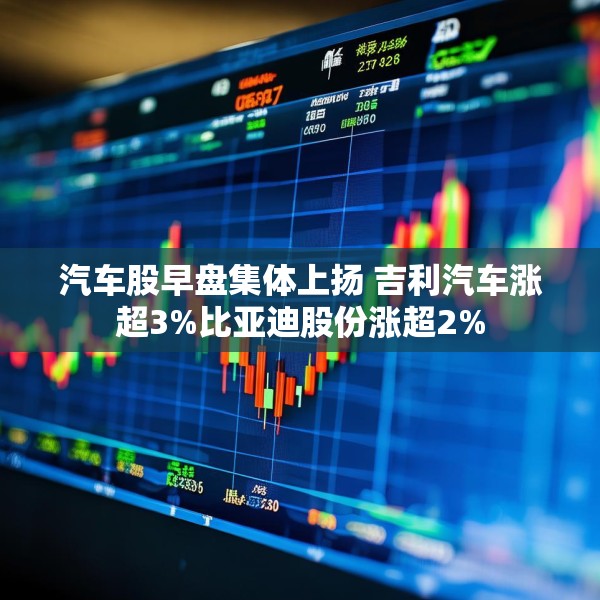 汽车股早盘集体上扬 吉利汽车涨超3%比亚迪股份涨超2%