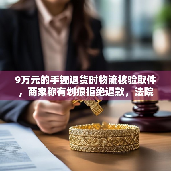 9万元的手镯退货时物流核验取件，商家称有划痕拒绝退款，法院判了