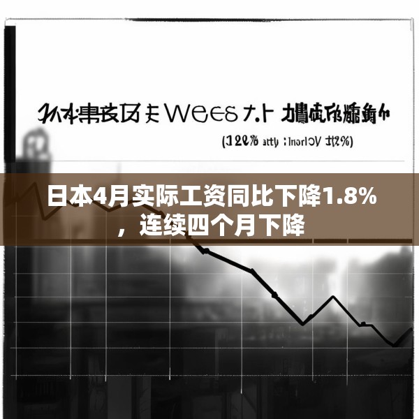 日本4月实际工资同比下降1.8%，连续四个月下降