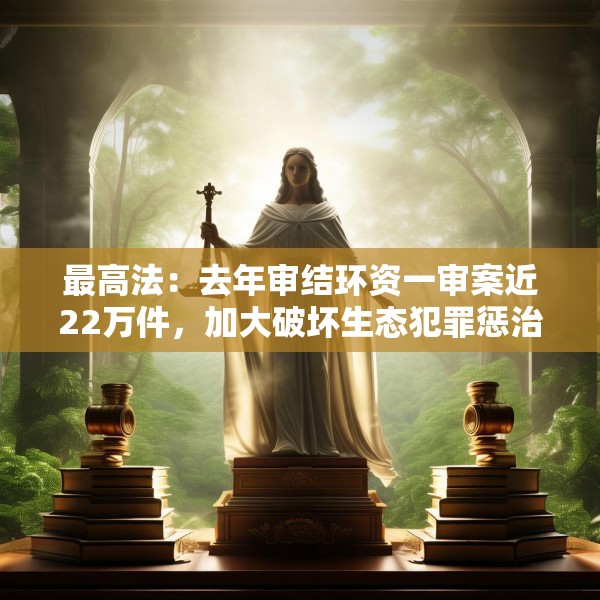 最高法：去年审结环资一审案近22万件，加大破坏生态犯罪惩治