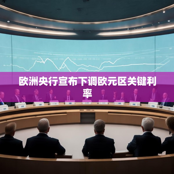欧洲央行宣布下调欧元区关键利率