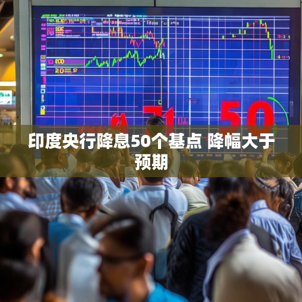 印度央行降息50个基点 降幅大于预期
